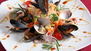 Рецепт Плова с мидиями и пряностями