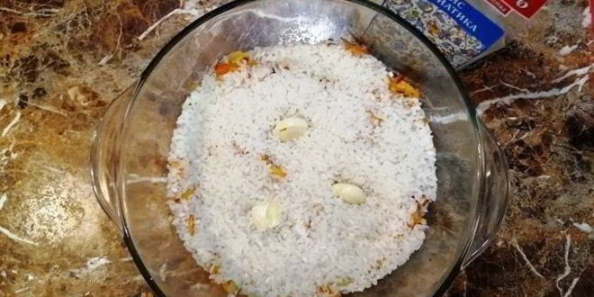 Рецепт плова со свининой в духовке