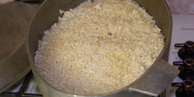 Рецепт плова со свининой в казане на плите