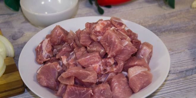 Рецепт плова со свининой в казане на плите