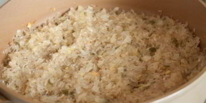 Рецепт рисового пилава с миндалем