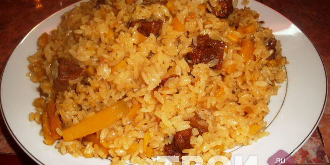 Рецепт узбекского чайханского плова