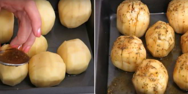 Рецепт праздничного гарнира из картофеля