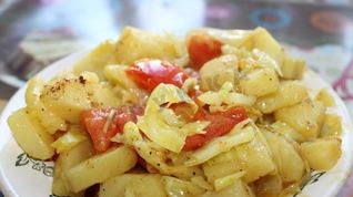 Рецепт Бандгобхи алу сабджи — индийского рагу из картофеля и капусты