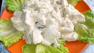 Рецепт Фрикасе из курицы с сыром