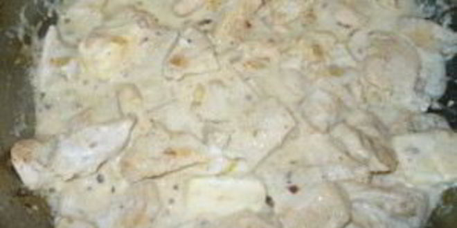 Рецепт фрикасе из курицы с сыром