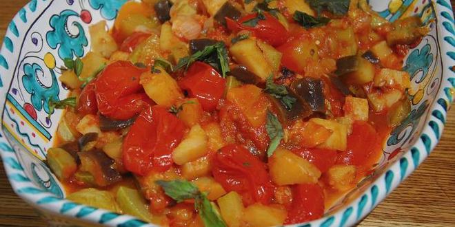 Рецепт Капонаты с кабачком и картофелем
