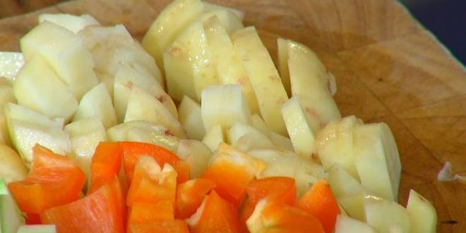 Рецепт капонаты с кабачком и картофелем