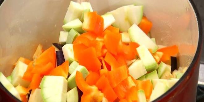 Рецепт капонаты с кабачком и картофелем
