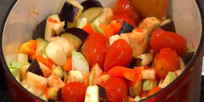Рецепт капонаты с кабачком и картофелем
