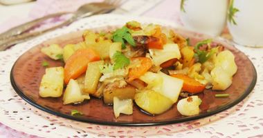 Рецепт Картошки капуста морковь лук рагу