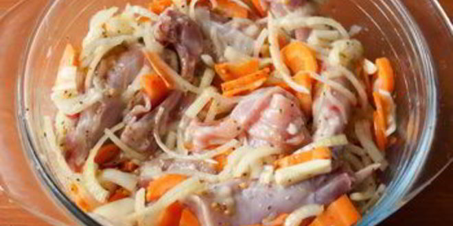 Рецепт лимонного рагу из кролика
