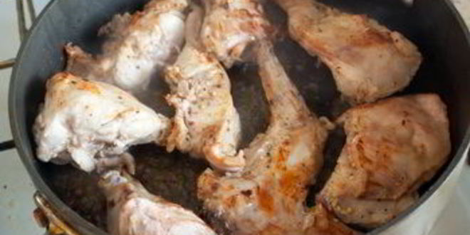 Рецепт лимонного рагу из кролика