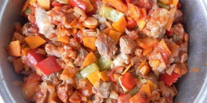 Рецепт мясного рагу с овощами