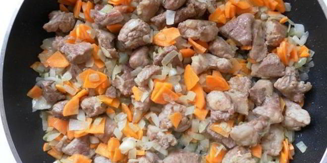 Рецепт мясного рагу с овощами