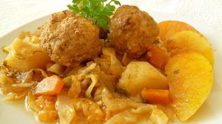 Рецепт Осеннего рагу с фрикадельками из говядины