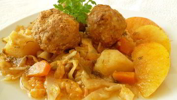 Рецепт Осеннего рагу с фрикадельками из говядины