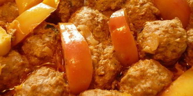 Рецепт осеннего рагу с фрикадельками из говядины