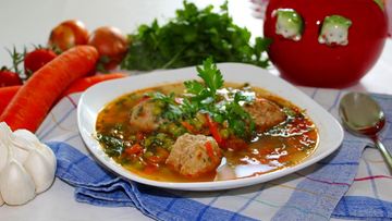 Рецепт Овощного рагу с фрикадельками