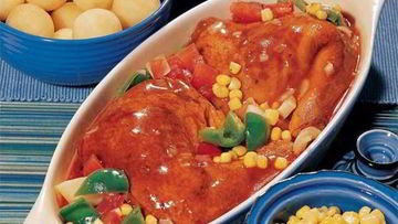 Рецепт Пикантного рагу из курицы по-карибски