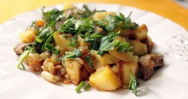 Рецепт Рагу из баранины сытное