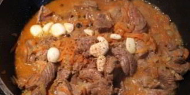 Рецепт рагу из баранины сытное