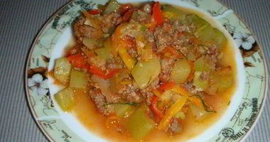 Рецепт Рагу из кабачков с фаршем