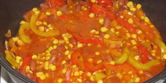 Рецепт рагу из куриных сердечек в мексиканском стиле