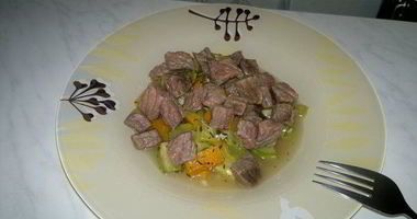 Рецепт Рагу из молодых овощей и говядины