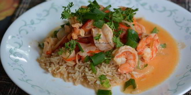 Рецепт Рагу из морепродуктов по-бразильски