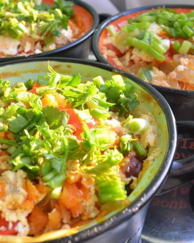 Рецепт рагу из цветной капусты и сельдерея в горшочках