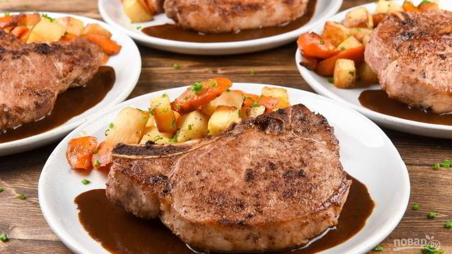 Рецепт рагу свиного на кости