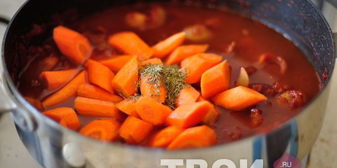 Рецепт рагу в мультиварке с мясом