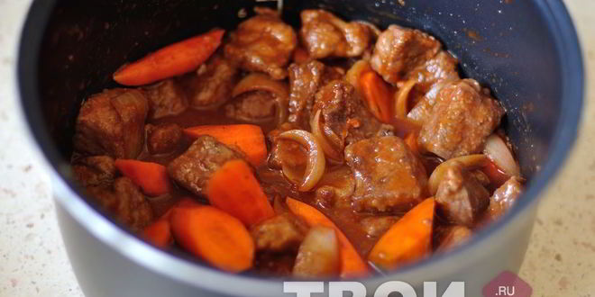 Рецепт рагу в мультиварке с мясом