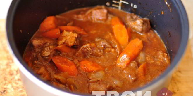 Рецепт рагу в мультиварке с мясом