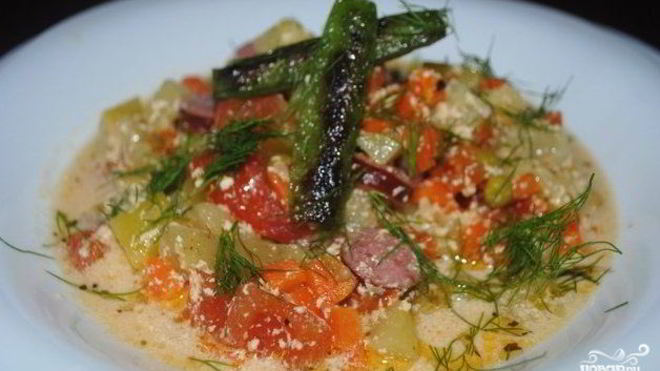 Рецепт рагу в мультиварке