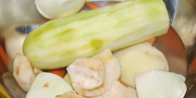 Рецепт запеченного овощного рагу с мясным фаршем