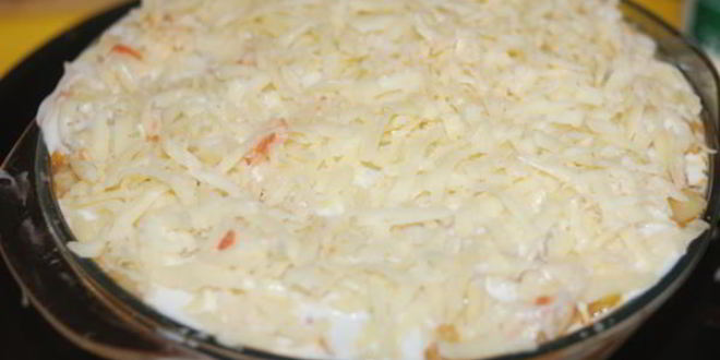 Рецепт запеченного овощного рагу с мясным фаршем