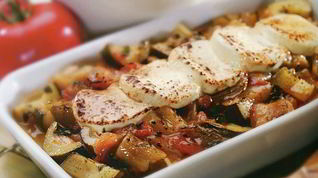 Рецепт Рататуя из баклажанов, томатов и сыра