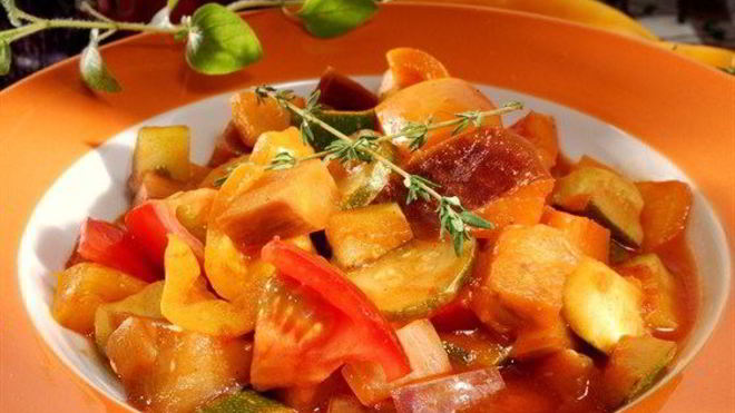 Рецепт рататуя из кабачка