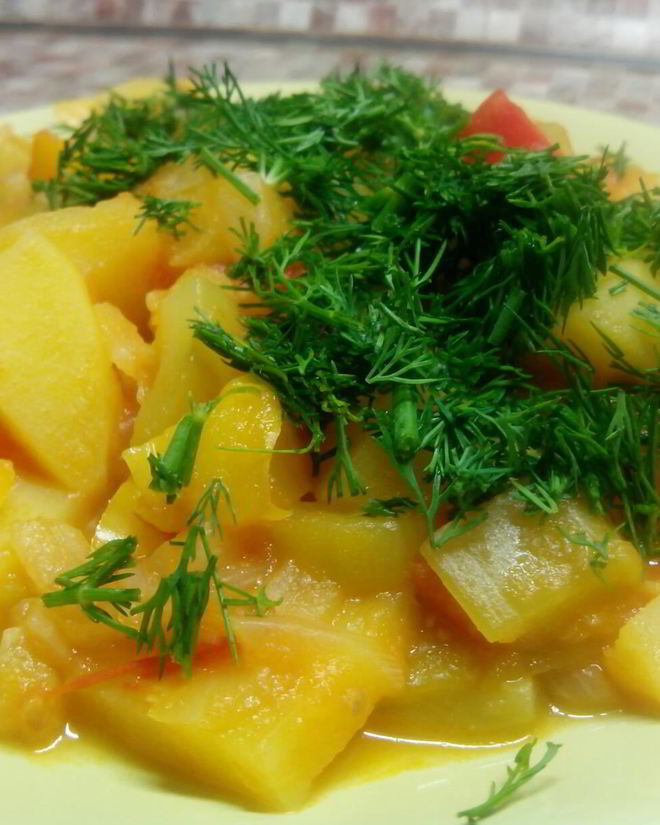 Рецепт рататуя из кабачка