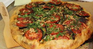 Рецепт Рататуя на хрустящей галете