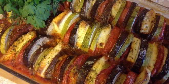 Рецепт Рататуя с адыгейским сыром