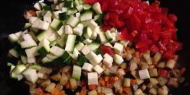 Рецепт рататуя с кальмарами