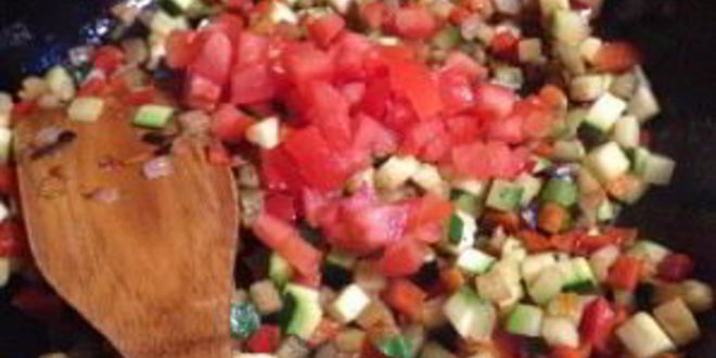 Рецепт рататуя с кальмарами