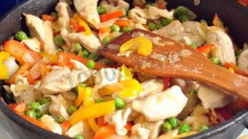 Рецепт Рататуя с картошкой на сковороде