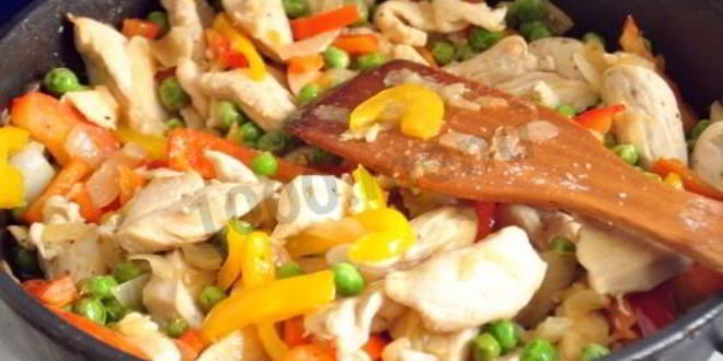 Рецепт Рататуя с картошкой на сковороде