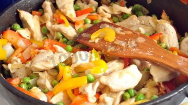 Рецепт рататуя с картошкой на сковороде