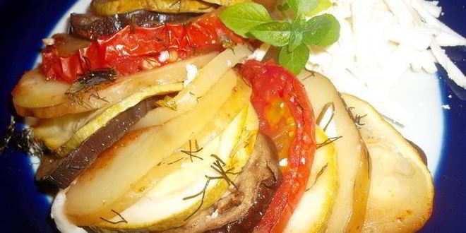 Рецепт Рататуя с молодым картофелем