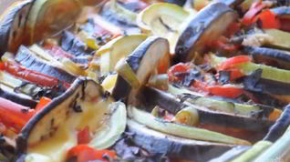 Рецепт Рататуя с сыром в остром соусе